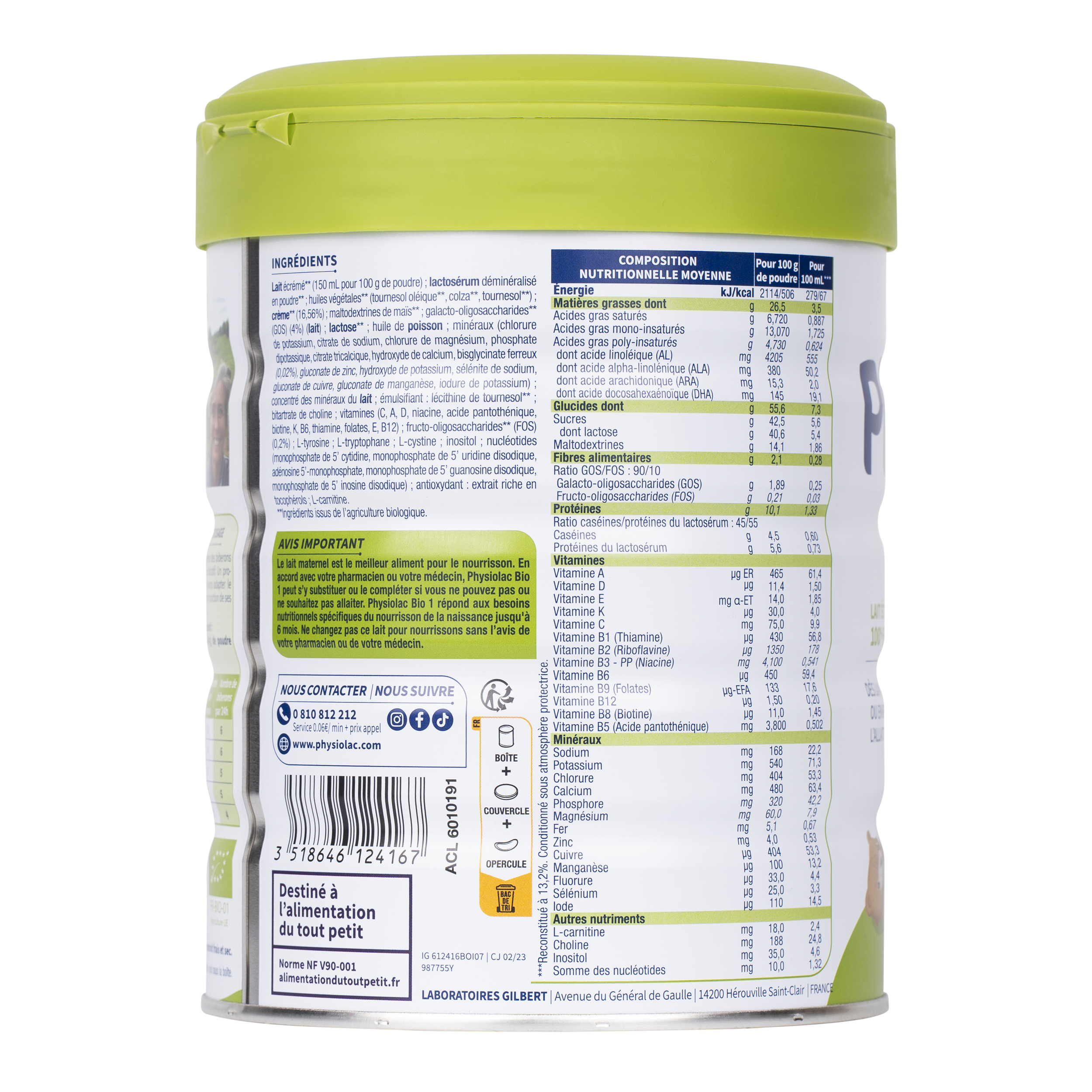 Lait infantile Bio 1er âge – Image 2