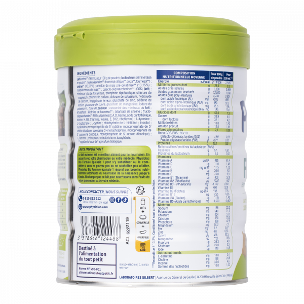 Lot x6 Lait infantile Bio épaissi 1er âge – Image 3