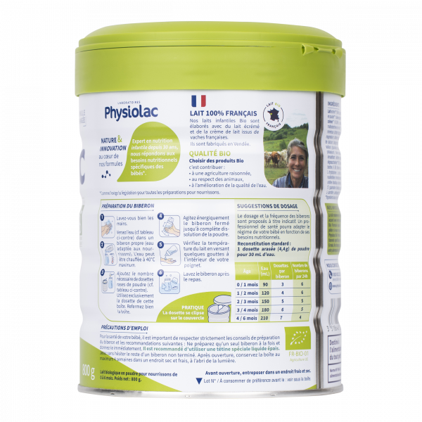 Lot x6 Lait infantile Bio épaissi 1er âge – Image 2