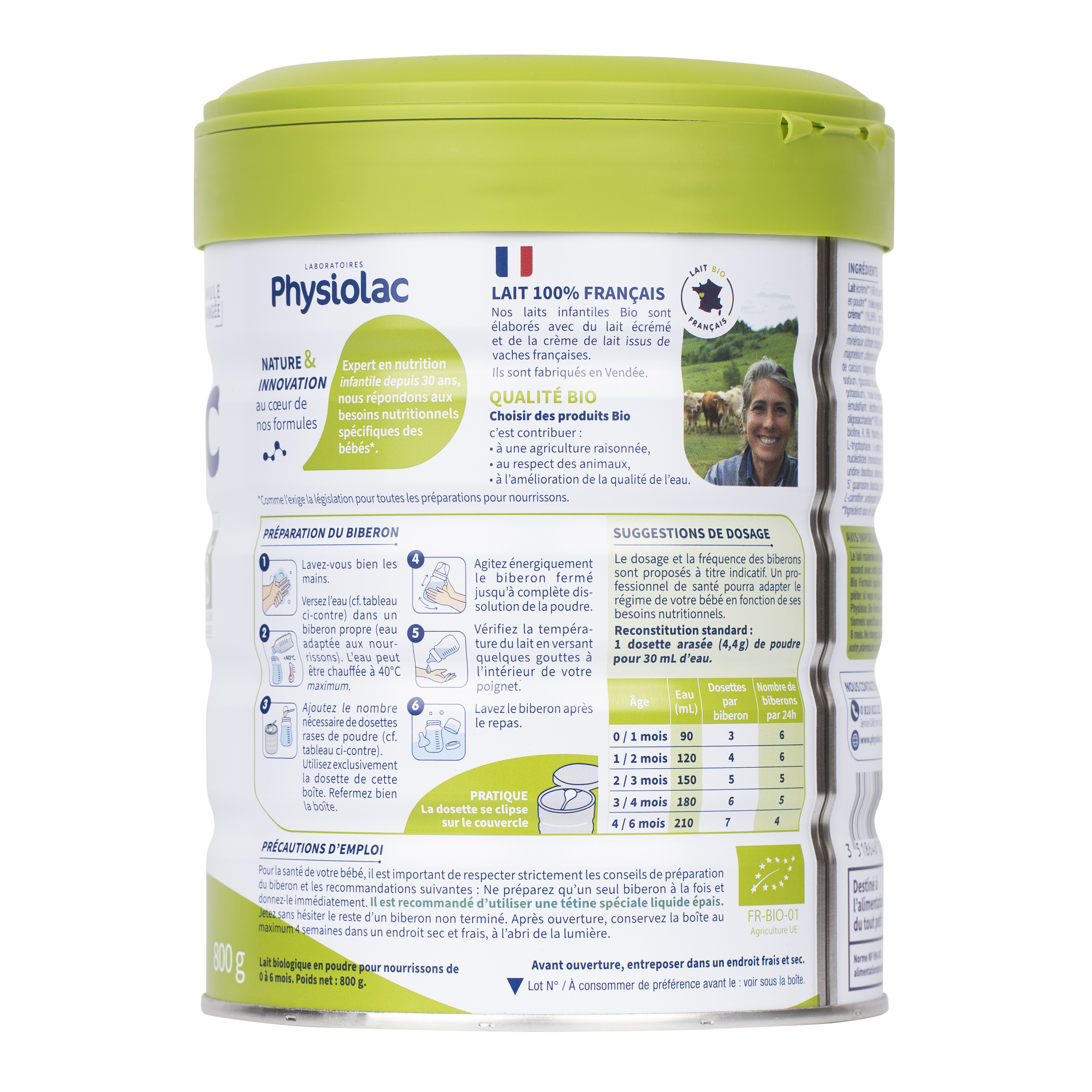 Lot x6 Lait infantile Bio épaissi 1er âge – Image 2