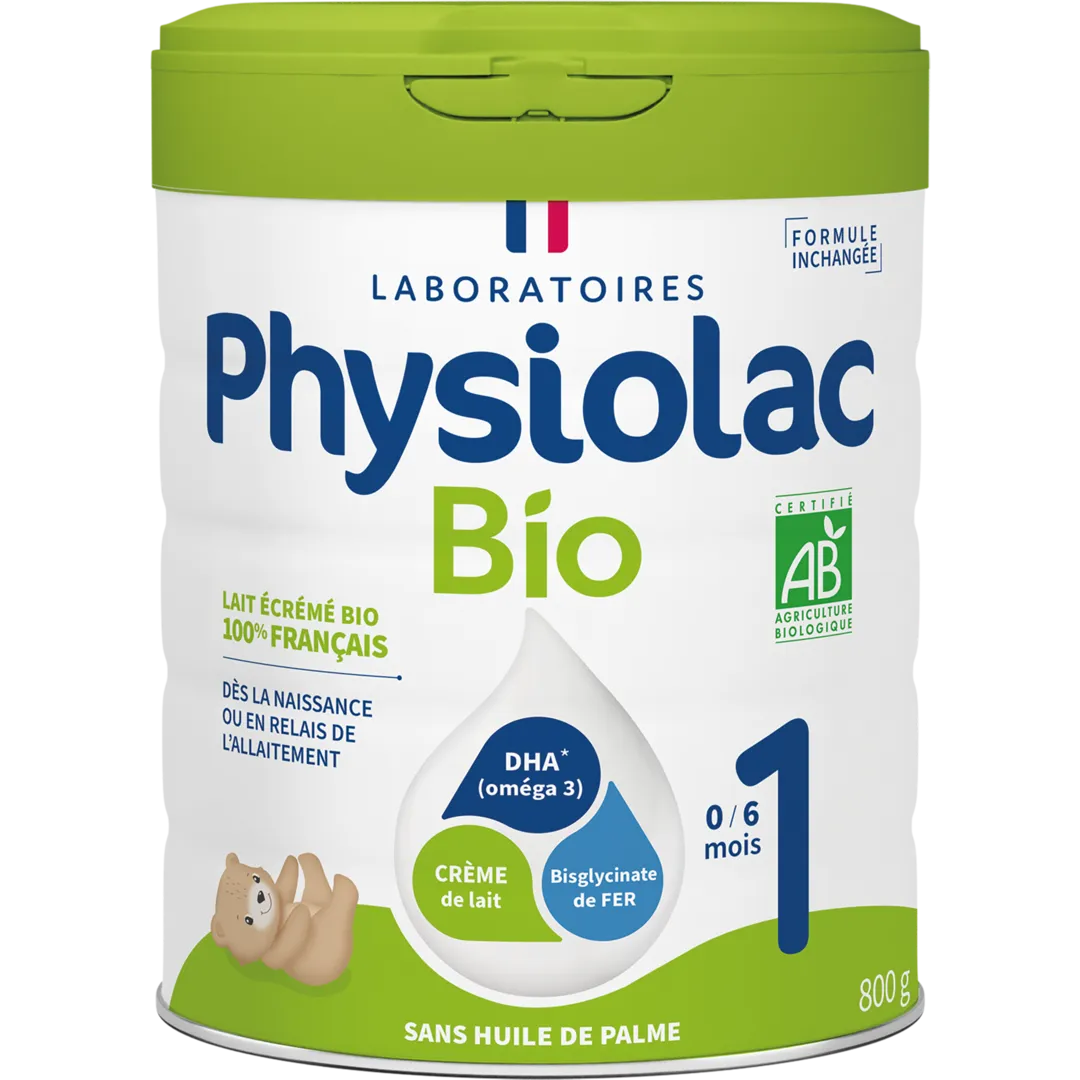 PHYSIOLAC Lait infantile Bio 1er âge