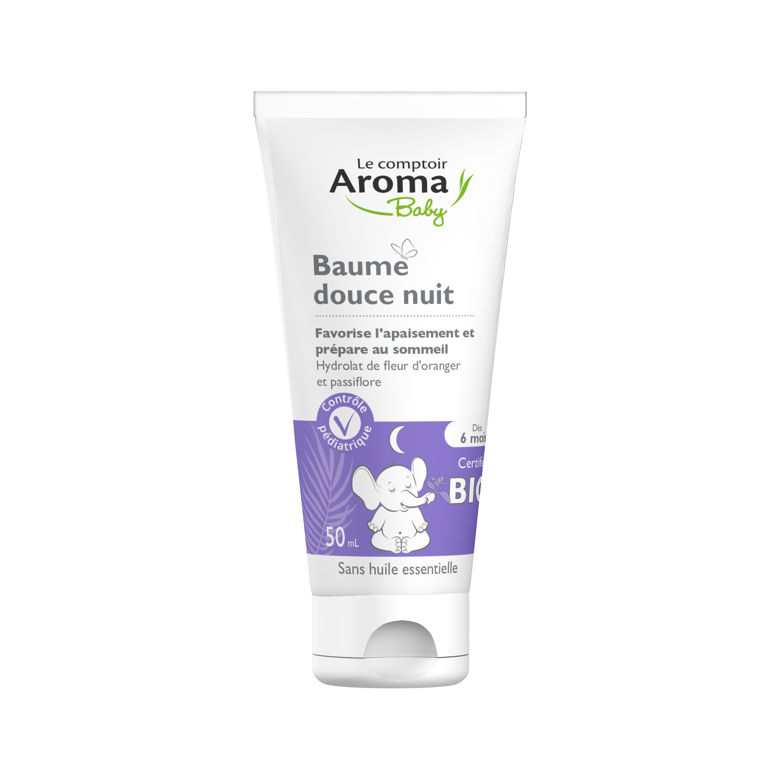 Baume certifié Bio douce nuit Le comptoir Aroma