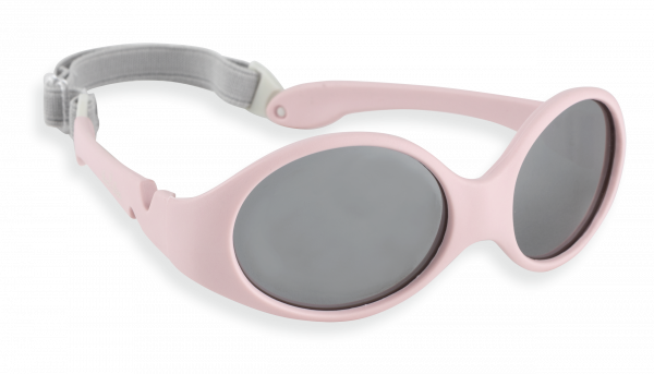 Lunettes de soleil bébé rose poudré Luc et Léa