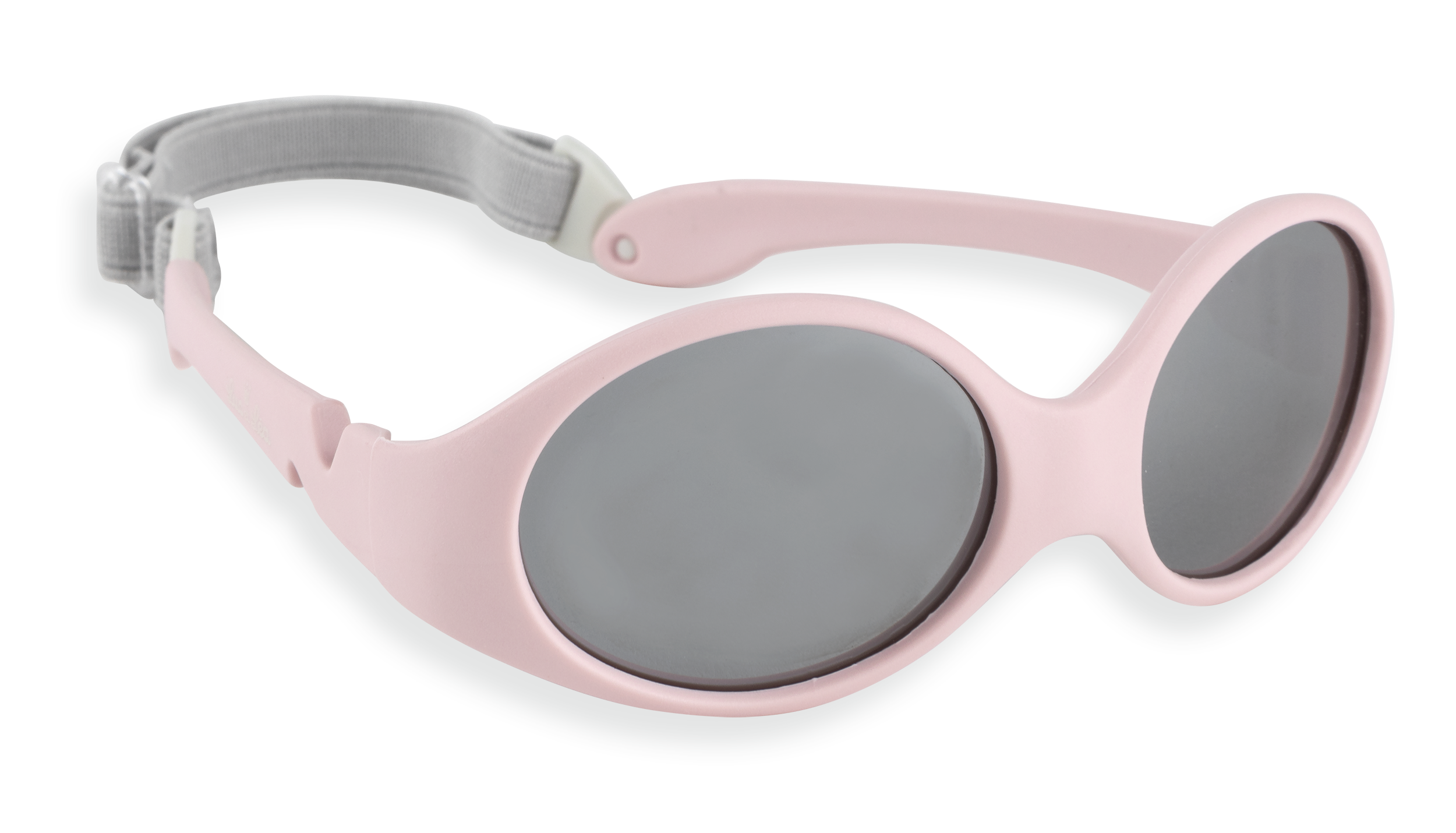 Lunettes de soleil bébé rose poudré Luc et Léa