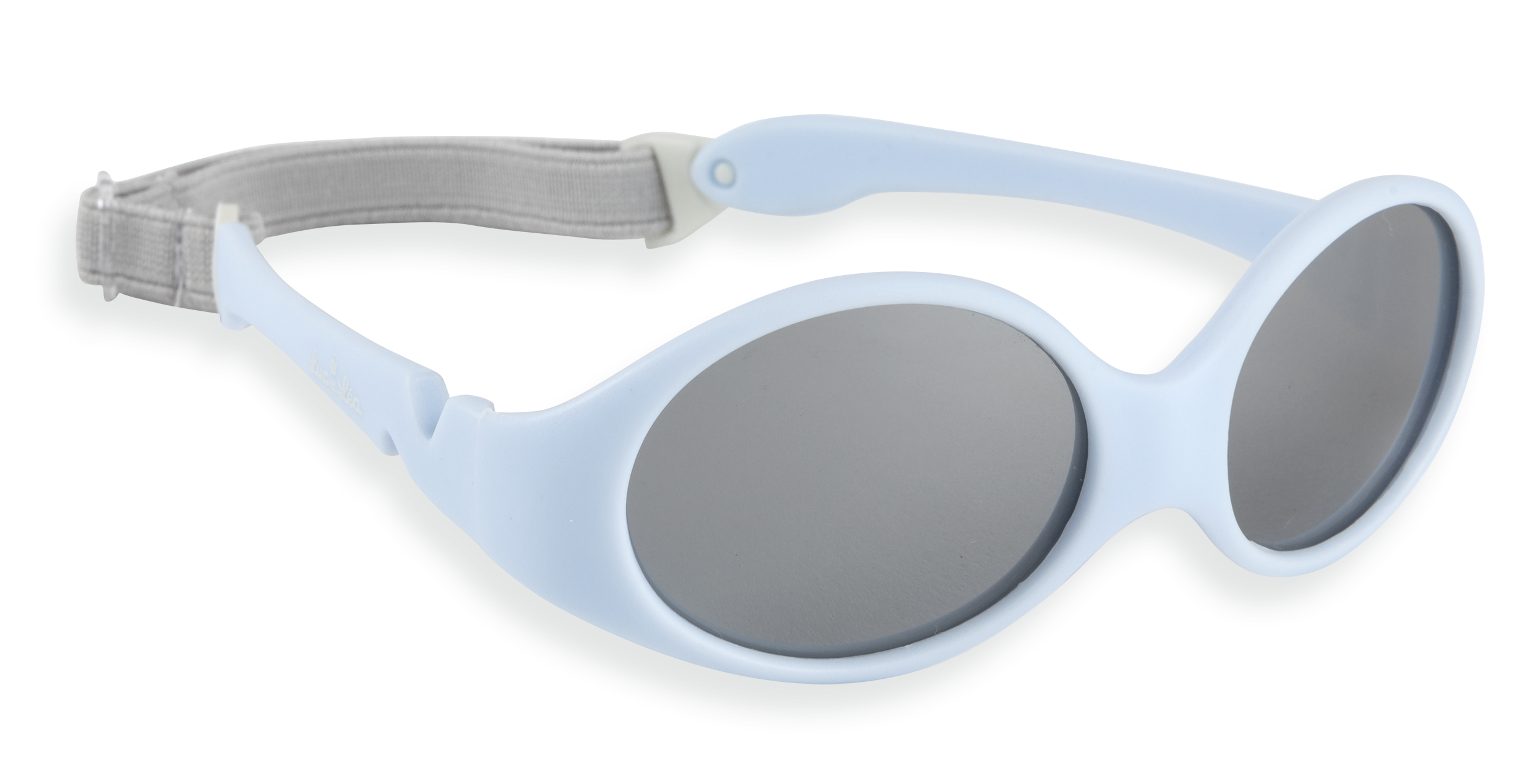 Lunettes de soleil bébé bleu dragé Luc et Léa