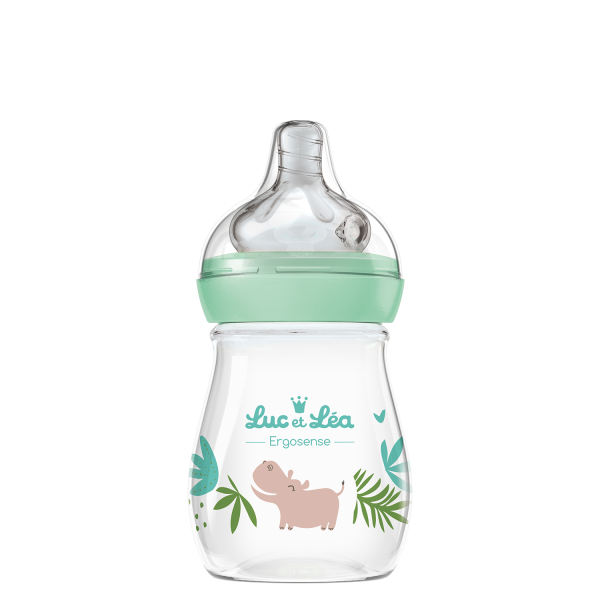 Biberon 150 ml tétine débit lent Luc et Léa