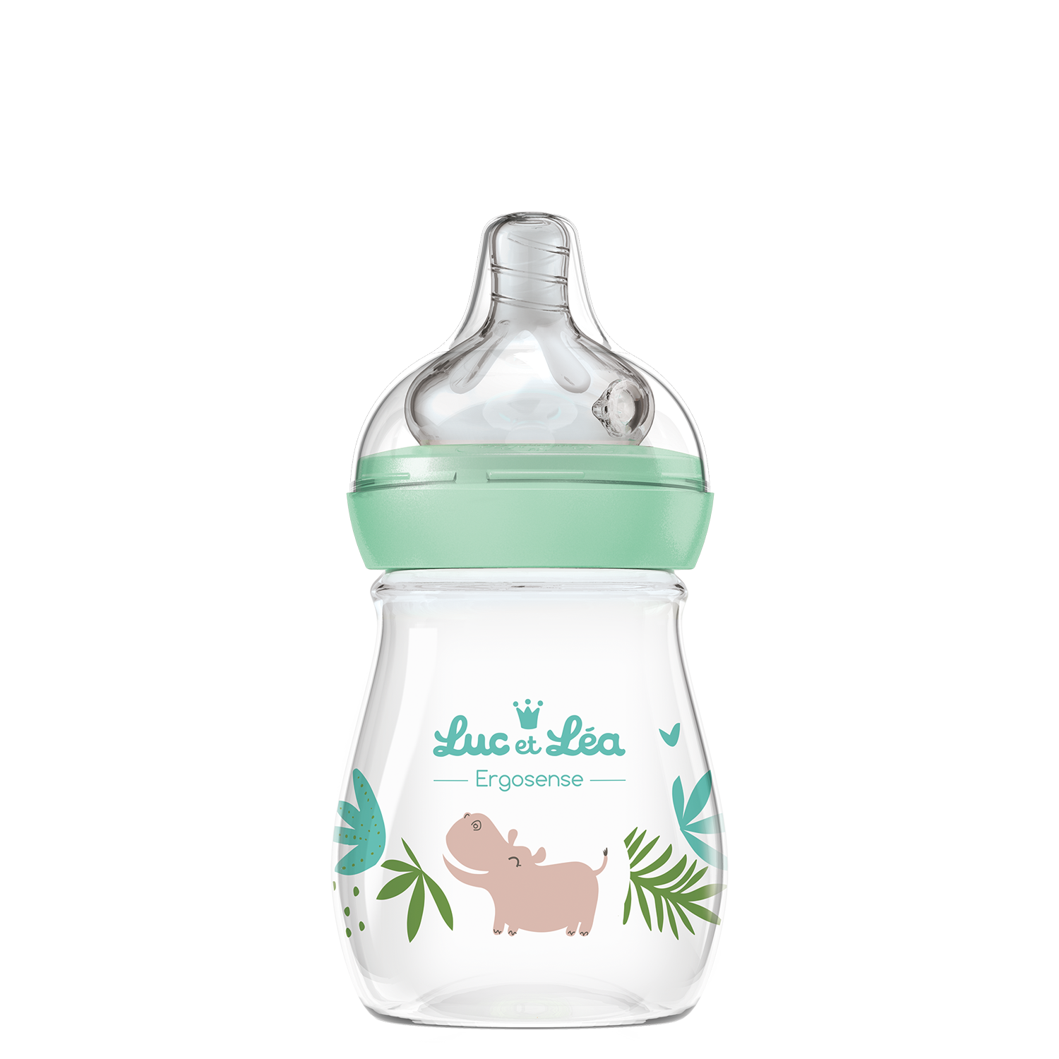 Biberon 150 ml tétine débit lent Luc et Léa