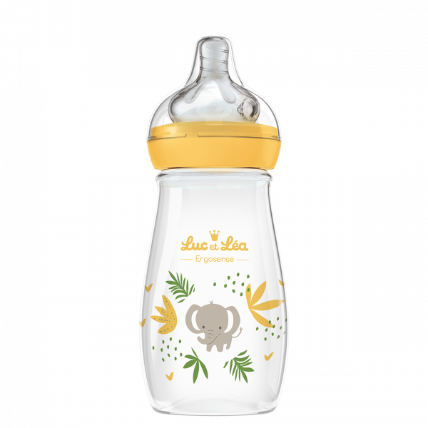 Biberon 270 ml tétine débit moyen Luc et Léa