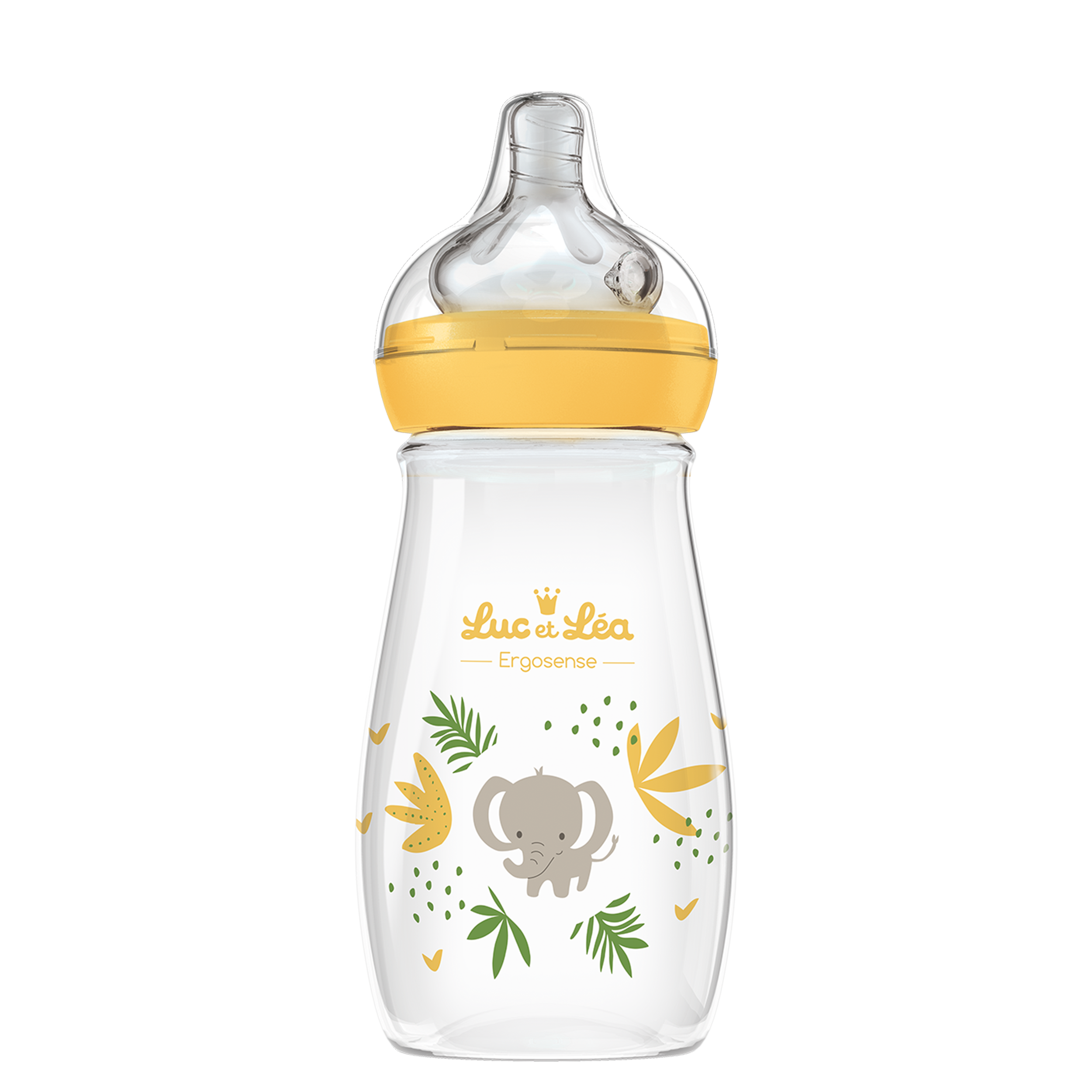 Biberon 270 ml tétine débit moyen Luc et Léa