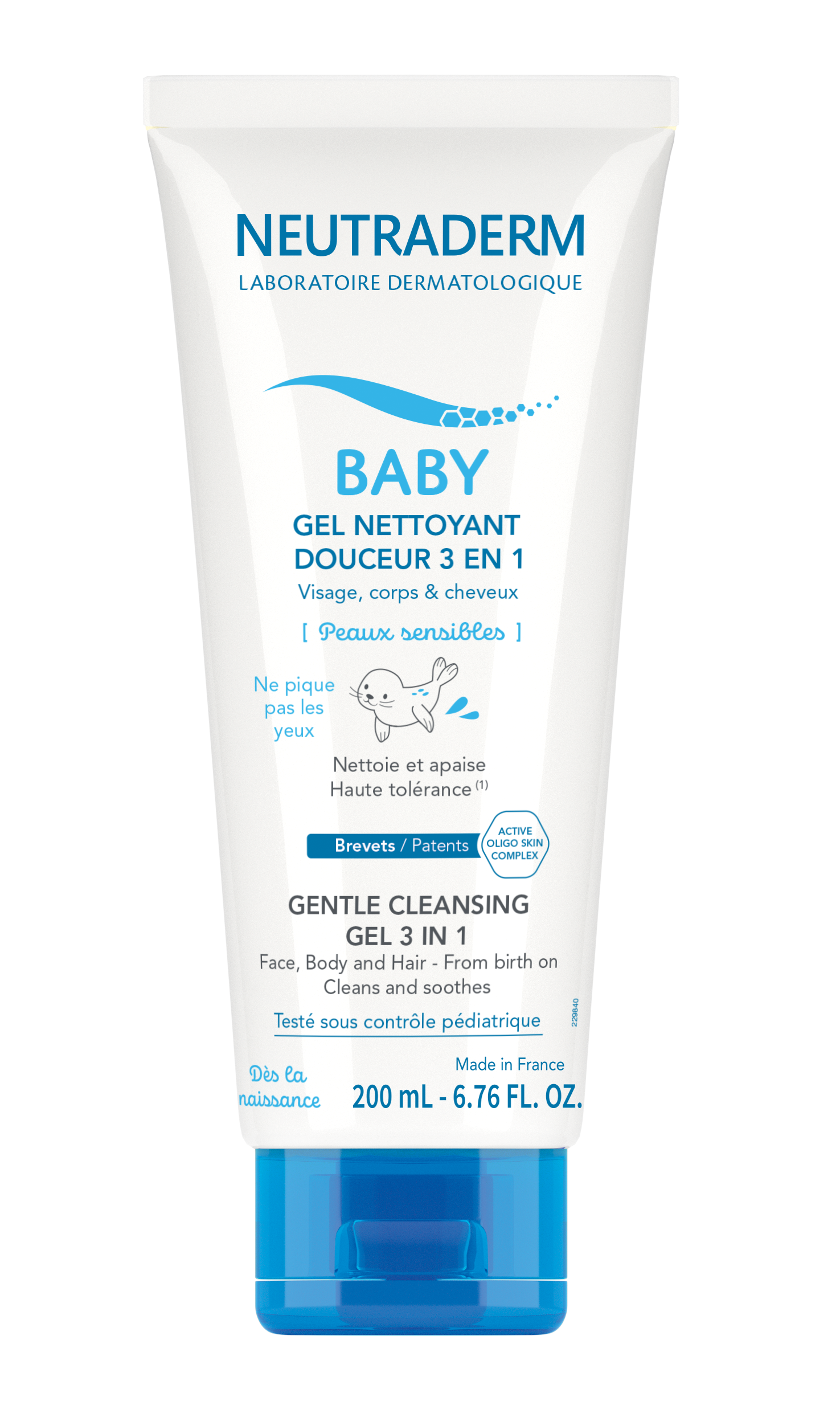 Gel nettoyant douceur 200 ml Neutraderm