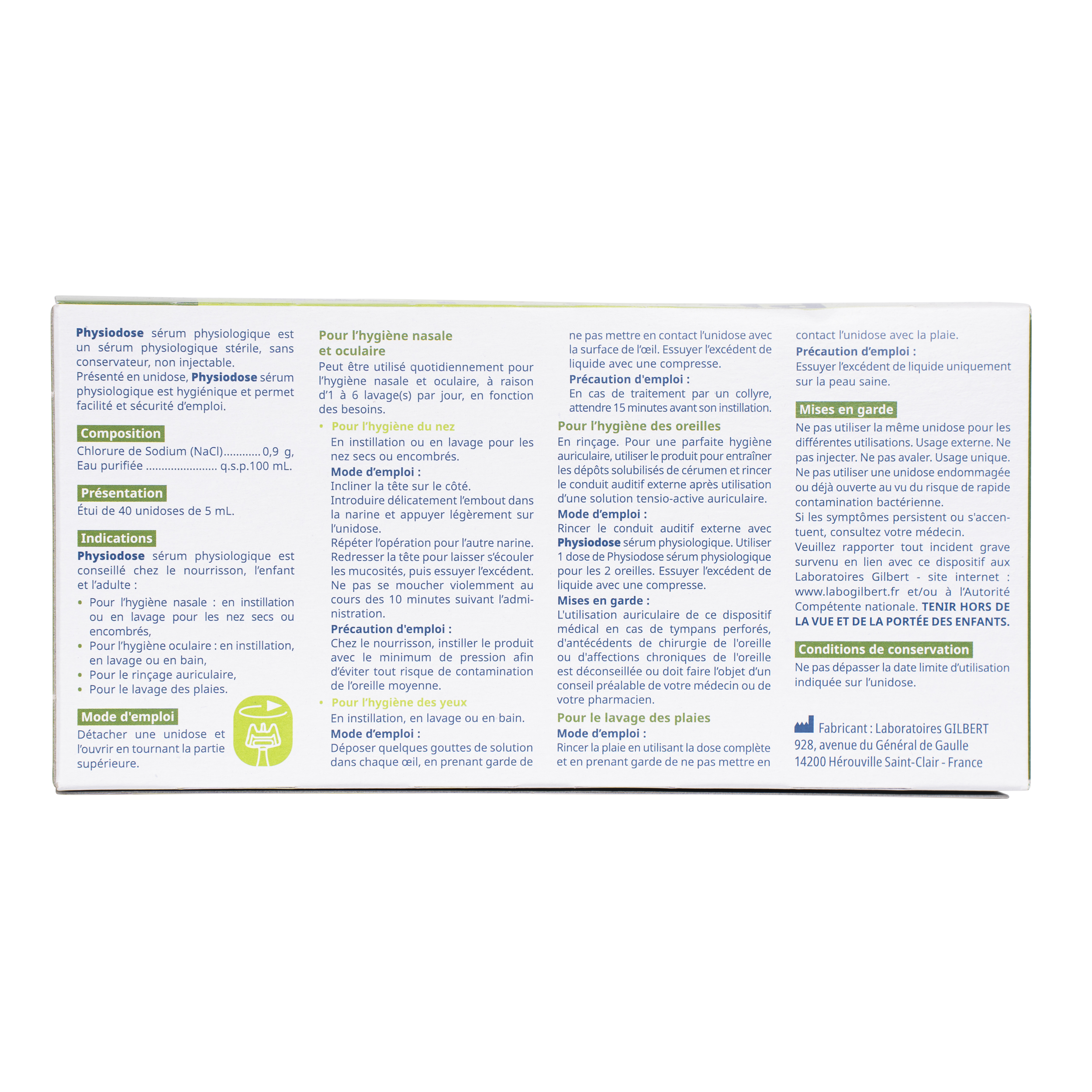 Sérum physiologique végétal Physiodose – Image 2