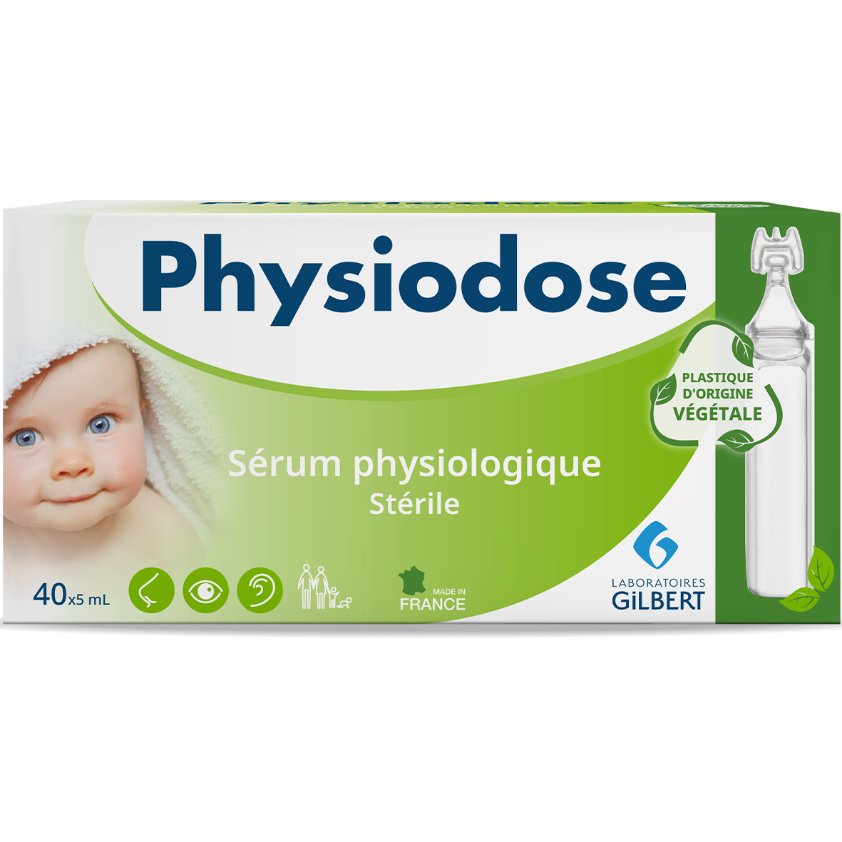Sérum physiologique végétal Physiodose