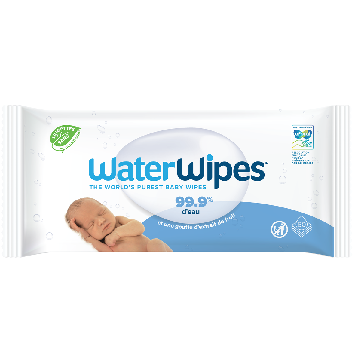 Lingette bébé à l'eau Waterwipes