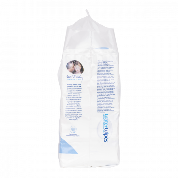 Lot x 4 Lingettes bébé à l'eau Waterwipes – Image 2
