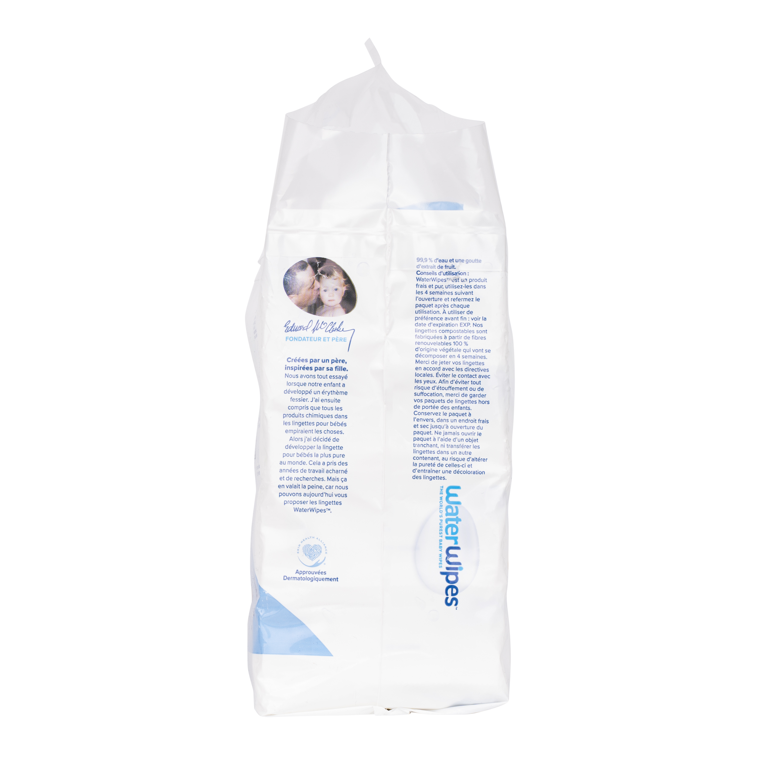 Lot x 4 Lingettes bébé à l'eau Waterwipes – Image 2