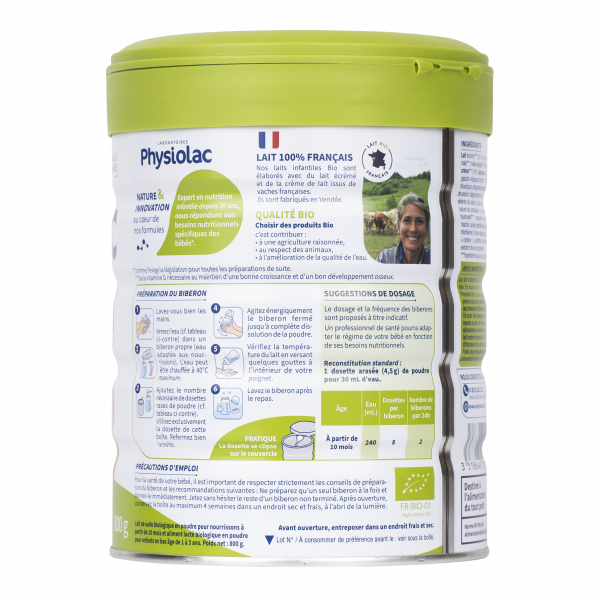 Lot x6 Lait infantile Bio 1er âge – Image 2