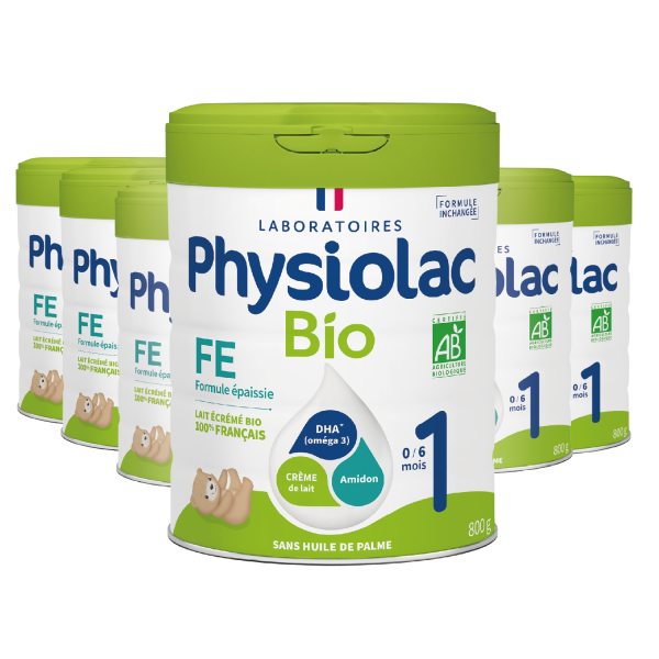 Lot x6 Lait infantile Bio épaissi 1er âge